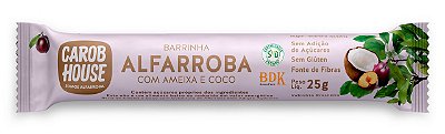 ALFARROBA COM AMEIXA E COCO 25G - UNIDADE