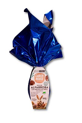 OVO DE ALFARROBA COM BISCOITO DE ARROZ INTEGRAL 180G - UNIDADE
