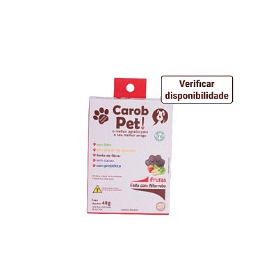 Carob Pet com Frutas