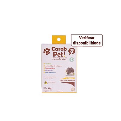 Carob Pet com Cereais