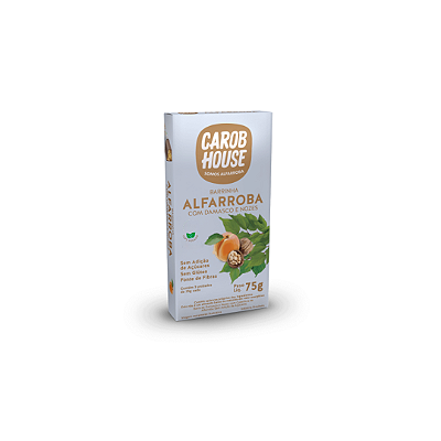 ALFARROBA COM DAMASCO E NOZES 75G - PACK C/3 UNIDADES