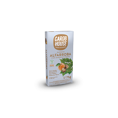 ALFARROBA COM DAMASCO E NOZES 75G - PACK C/3 UNIDADES