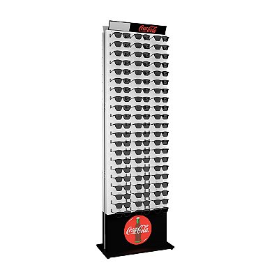 Expositor de chão para 126 óculos ME228 personalizado
