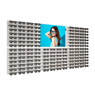 Expositor de parede para 140 óculos ME287 personalizado