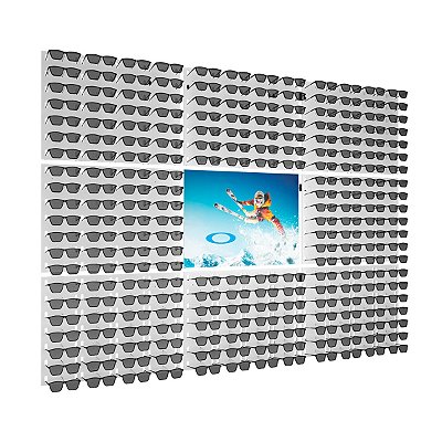 Expositor de parede para 224 óculos ME289G7 personalizado