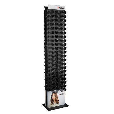 Expositor de chão para 84 óculos ME296 personalizado