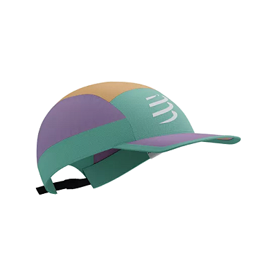 Boné 5 Panel - Azul / Lilás COMPRESSPORT