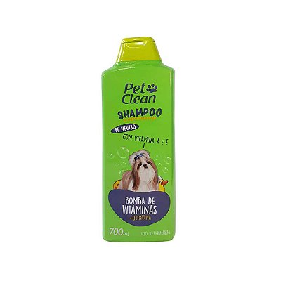 Shampoo e Condicionador Pet Clean Bomba de Vitaminas 700ML