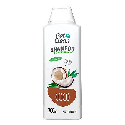 Shampoo e Condicionador Pet Clean Côco 700ML
