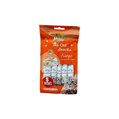 Snack Para Gato Meguis Pet Frango