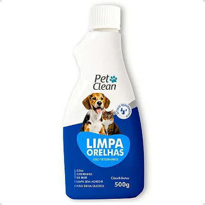 Limpa Orelhas Pet Clean 500G