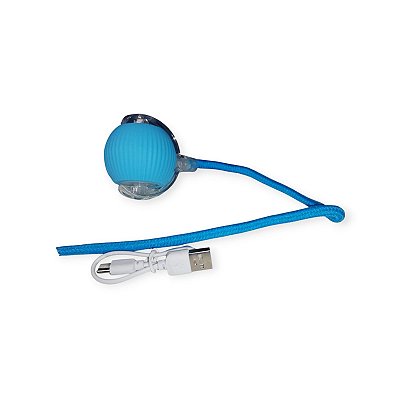 Bolinha Giratória com Corda Azul