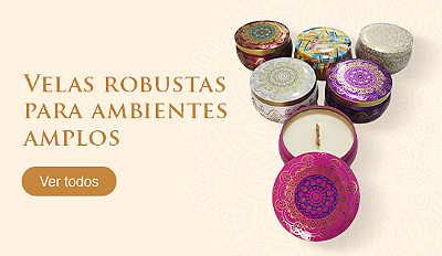 Velas robustas para ambientes amplos