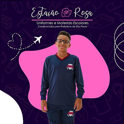 Camiseta Manga Longa Escolar Cândido Procópio