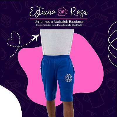 Bermuda Escolar Barro Branco