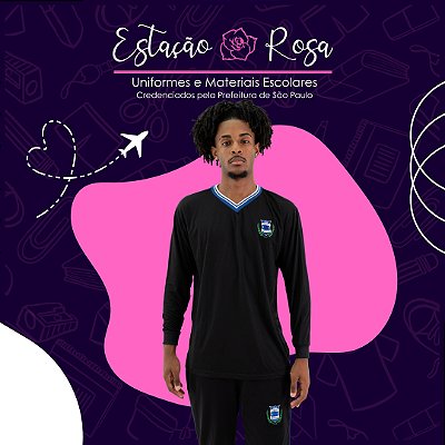 Camiseta Manga Longa Escolar Zípora
