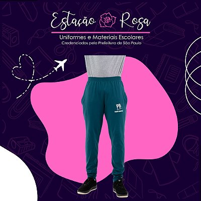 Calça Tradicional Flanelada Escolar Plínio Barreto