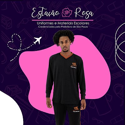 Camiseta Manga Longa Escolar Yervant Kissajikian