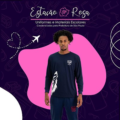 Camiseta Manga Longa Escolar João Borges