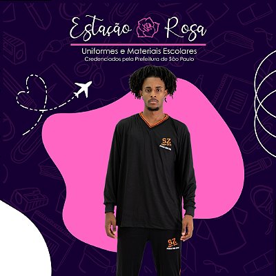 Camiseta Manga Longa Escolar Stefan Zweig