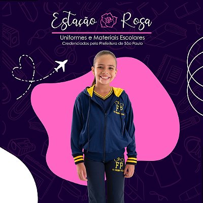 Jaqueta Flanelada Escolar Fernando Pessoa