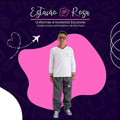 Calça Tradicional sem Flanela Escolar Arereu