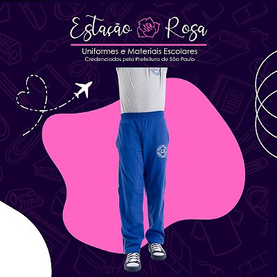 Calça Tradicional sem Flanela Escolar Sergio Rocha Kiehl