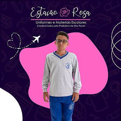 Camiseta Manga Longa Escolar Indiana