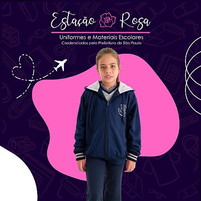 Jaqueta Flanelada Escolar Joaquim Silvério
