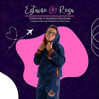 Jaqueta sem Flanela Escolar Estanislau Camargo