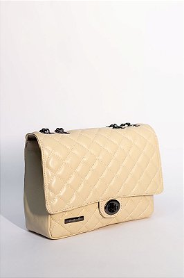 Bolsa Cléo em Couro Off White