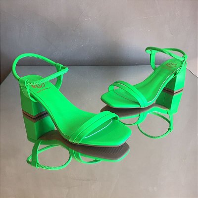 Sandália Micheli Verde Neon