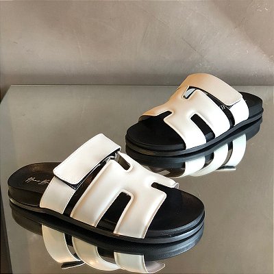 Birken Chiara com Tiras em H Off White