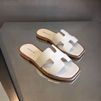 Rasteira Bia Off White