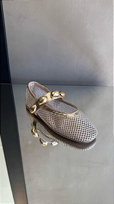 Sapatilha de Telinha Dourada