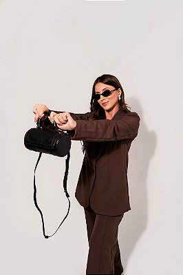 Bolsa em Couro Ayla Preta