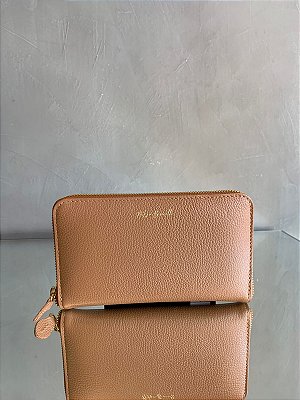 Carteira em Couro Caramelo