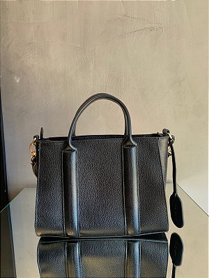 Bolsa em Couro Ana Paula Preta