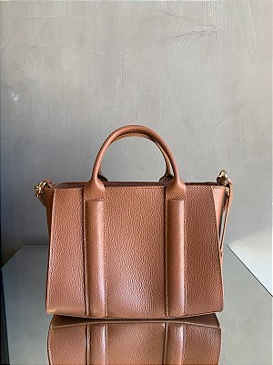 Bolsa em Couro Ana Paula Caramelo