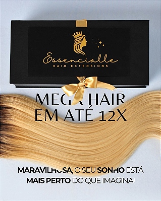 Mega hair loiro 12x