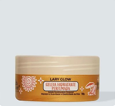 Geleia Hidratante Perfumada Lary Glow Iluminador Corporal com Brilho | Pele Radiante para o Carnaval 2026