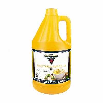 Mostarda Amarela Hemmer 3,6kg