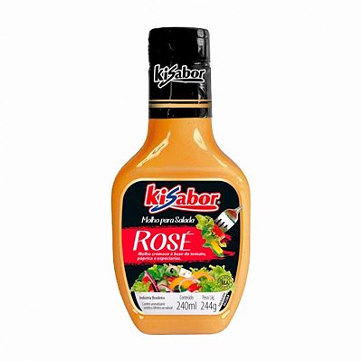 Molho para salada Kisabor sabor Rosê 240ml