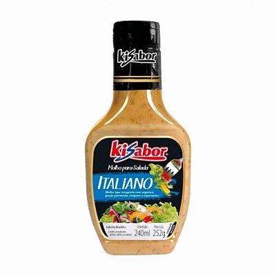 Molho para salada Kisabor sabor Italiano 240ml