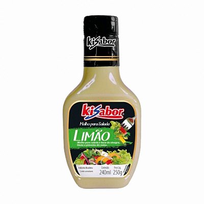 Molho para salada Kisabor sabor Limão 240ml
