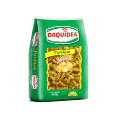 Macarrão Orquídea com Ovos Parafuso