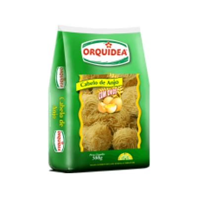 Macarrão Orquídea Massa Ninho com Ovos Cabelo de Anjo 500g