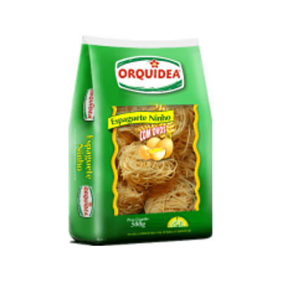 Macarrão Orquídea Massa Ninho com Ovos Espaguete 500g