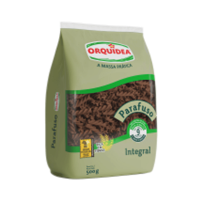 Macarrão Orquídea Massa Parafuso Integral sem ovos 500g