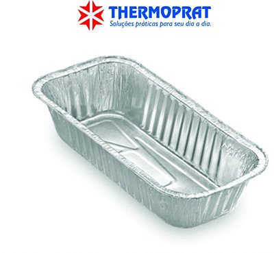 Marmita Bandeja de Alumínio Bolo Inglês Thermoprat 600ml sem tampa